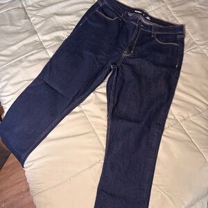 Dark Blue High Rise Wow Super-Skinny Jeans